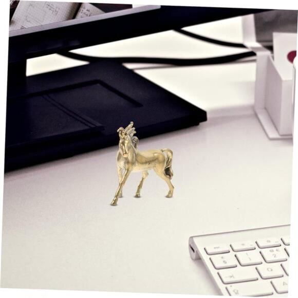 Feng Shui Horse Statue Brass Material Long-Lasting Home Decor Horse - Picture 5 of 7